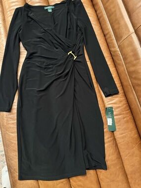 Lauren by Ralph Lauren size 4 black dress